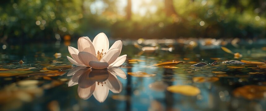 Vibrant summer flower display