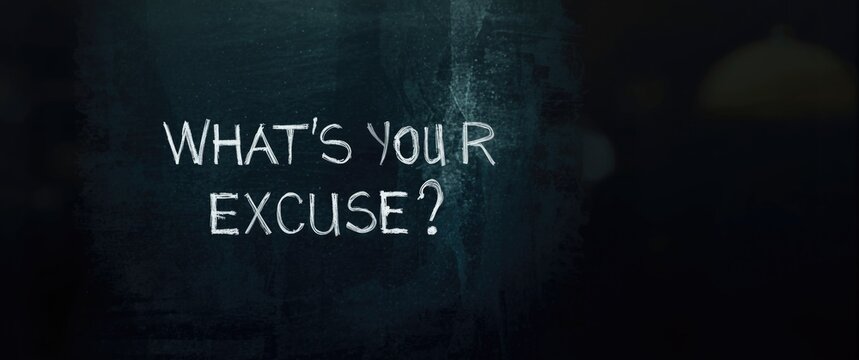 Blackboard displays: What's your excuse? question