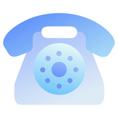 Vintage Light Blue Rotary Telephone &ndash; Classic Retro Communication Device 