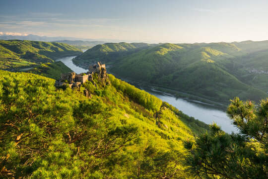 Burg Aggstein, Wachau, Donau, Nieder&ouml;sterreich, &Ouml;sterreich