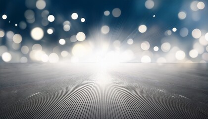 A High Impact Digital Background Featuring Silver And White Bokeh Bright