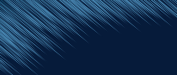 Obraz premium Abstract dark blue background with glowing blue tech dots texture. Modern and futuristic digital data abstract concept. VOL. 3