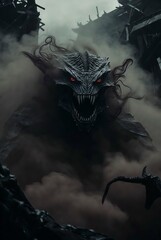 scary halloween background