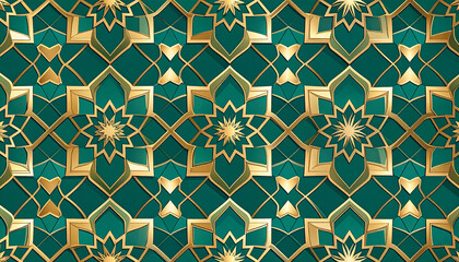 Obraz premium seamless pattern with geometric shapes