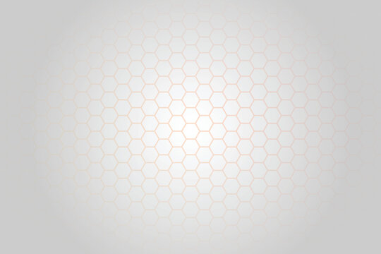 White Hexagonal Pattern Abstract Clean Background