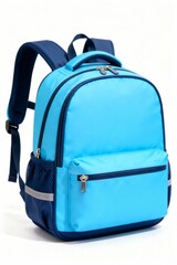 blue school bag