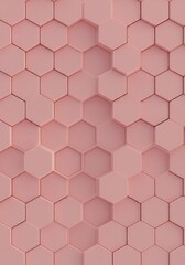 Naklejka premium A seamless abstract geometric background featuring repeating honeycomb hexagonal shapes, presented in a soft, uniform color tone ,honeycomb ,shape ,hexagon