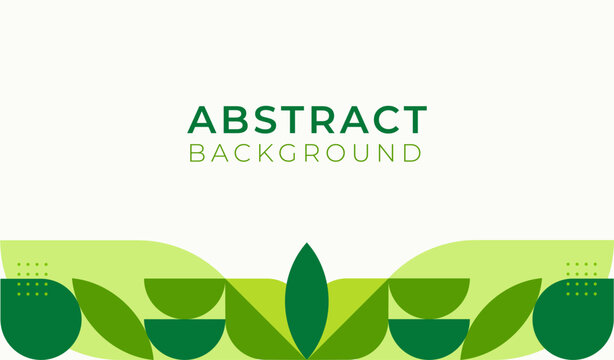 Abstract geometric nature green background design. Modern Green Layout for Presentation, Banner, Brochure, Flyer, Poster. Vector templates