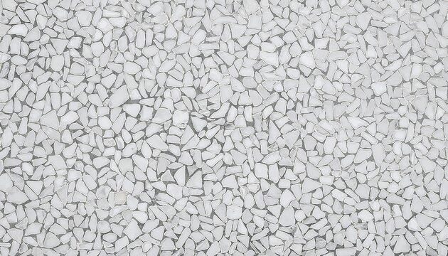terrazzo floor seamless pattern look clean white bright shiny marble gravel mixed with concrete polished smooth surface for decoration interior exterior architecture design suit for background