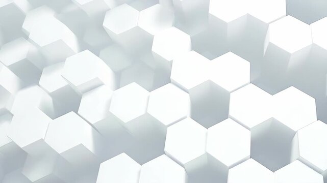 A close-up of a textured material with interconnected hexagonal shapes resembling a honeycomb structure.