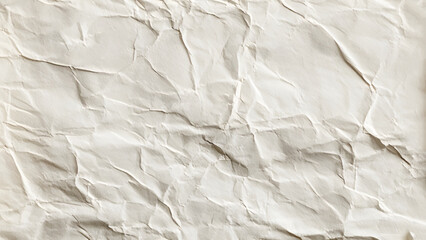 Crumpled paper. sheet of white cardboard paper. detailed high resolution texture. abstract background for wallpaper.
