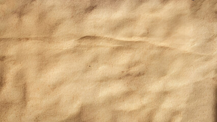 Crumpled paper. sheet of brown cardboard paper. detailed high resolution texture. abstract background for wallpaper.