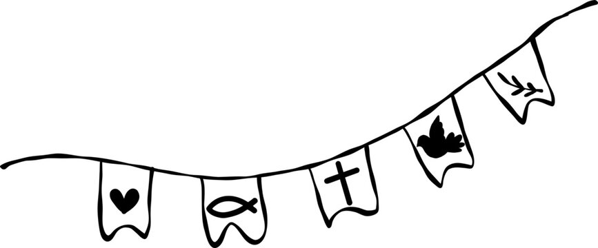 First Holy Communion Garland