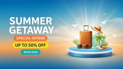 Summer getaway deals: book now and save up to 50% off!