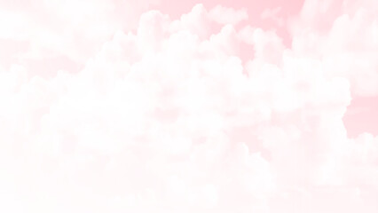 Landscape of Beautiful Clouds with pink sky