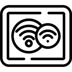 Circle wifi circle wifi Icon