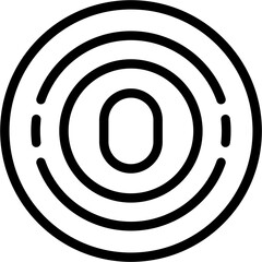Circle o Icon
