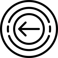 Circle left Icon