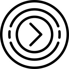 Circle chevron right Icon