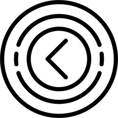 Circle chevron left Icon