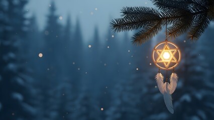 Saint brigid's day traditions and celebrations on winter's eve with lanterns