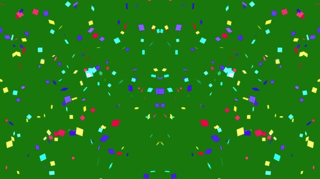 Confetti celebration explosion, Colorful Confetti Particles, Colorful Isolated Confetti party popper Explosion confetti Blast Realistic With Alpha Channel ProRes 4444