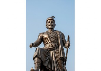 Obraz premium Chhatrapati Shivaji Maharaj Symbol of Leadership