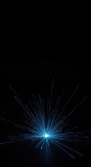 Obraz premium Faint remnants of illumination spread across a deep, dark void, creating a subtle, atmospheric effect of residual energy and light ,faint ,residual ,remaining