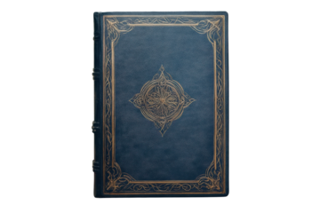 Ancient Spell Tome of Dark Wizardry isolated on transparent background