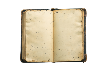 Meteorology Study Journal Top View Notebook Flat Lay Isolated on Transparent Background