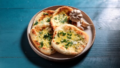 Butter Garlic Naan Bread