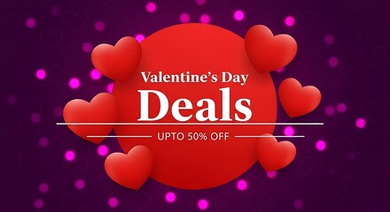 Valentine's day deals with up to 50% off