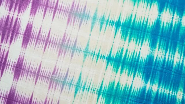 Abstract pattern pastel eco packaging fabric texture with purple teal turquoise tie dye wave line gradient design creative background minimal modern boho wallpaper art textile backdrop gentle