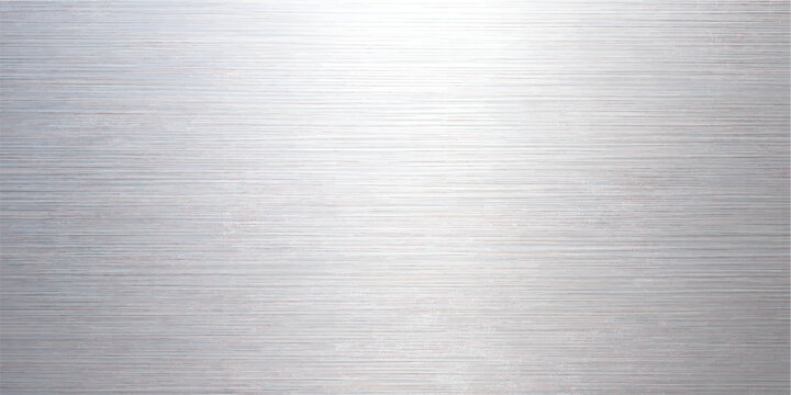 Abstract Silver Metal Background with Brushed Steel Texture and Premium Industrial Surface Finish