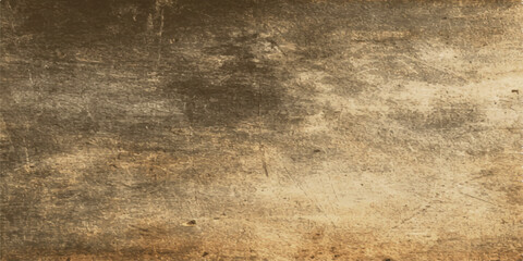 Fototapeta premium A vintage brown parchment background featuring a stained and aged grunge paper texture with a worn, antique surface design for a retro blank page backdrop