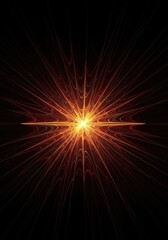 Fototapeta premium Abstract pattern representing vibrational energy propagation, where waveforms align to create magnified conceptual power and synchronicity ,alignment ,energy ,equilibrium