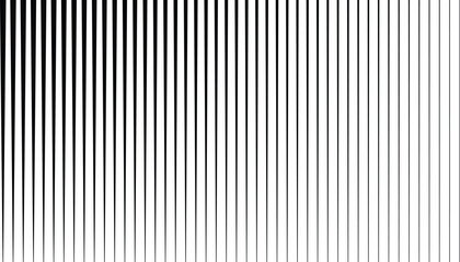 Obraz premium Black and white vertical stripes create a sleek pattern, perfect for modern graphic design projects.