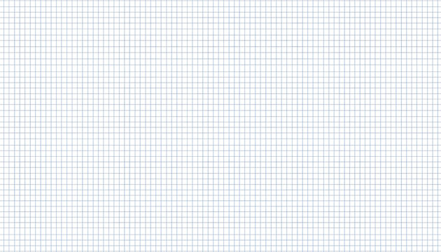 Blue lined paper with evenly spaced grid isolated on a transparent background - Powered by Adobe