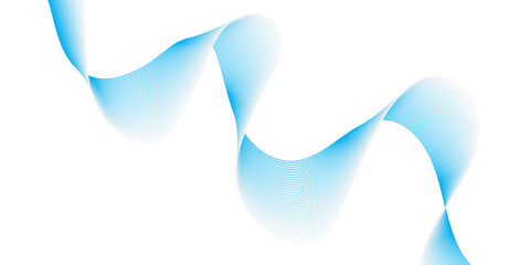 Vector gradient bule and white flow smooth wave energy stripe business liner texture design. abstract sound make white wave the focal element. white transparent giving it depth and a sense background