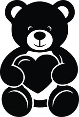 Obraz premium Teddy bear for valentines 