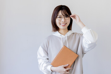 Obraz premium カメラ目線の大学生
