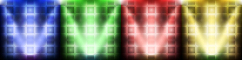 Modern Fractal Mesh Gradient Background Pack with Horizontal Lines for Digital Media © Fastinasi