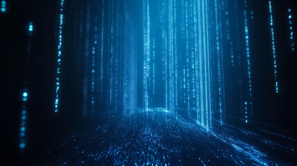 Abstract Blue Technology Energy Background 15