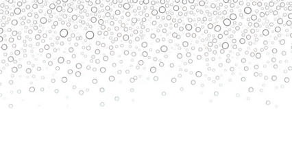 Abstract pattern of overlapping circles isolated on transparent background, isolated on white background, Vector, illustration