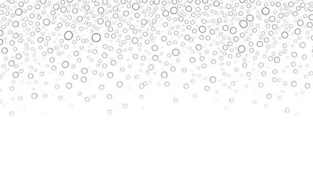 Abstract pattern of overlapping circles isolated on transparent background, isolated on white background, Vector, illustration - Powered by Adobe