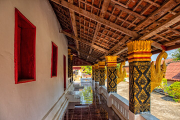 Laos. Travel, Religion, and Culture of Asia. Wat Xieng Thong, Buddhist temple in Luang Prabang World Heritage