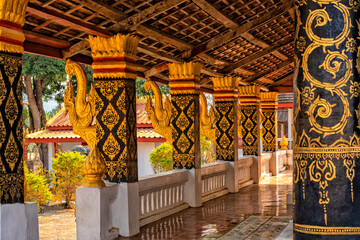 Laos. Travel, Religion, and Culture of Asia. Wat Xieng Thong, Buddhist temple in Luang Prabang World Heritage