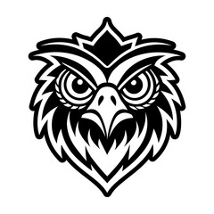 Obraz premium Solid style icon showing a roadrunner head
