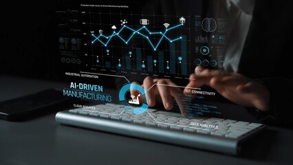 AI-driven manufacturing boosts industrial automation through IoT, cloud, and data analytics. Manufacturing process and factory output are optimized with smart feedback and AI. Marrow