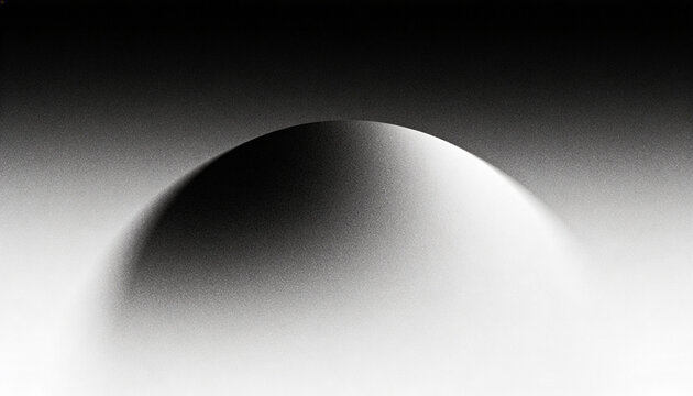 Gray grainy background, grayscale abstract monochrome noise texture, black white gradient shape, backdrop web banner header cover wallpaper design